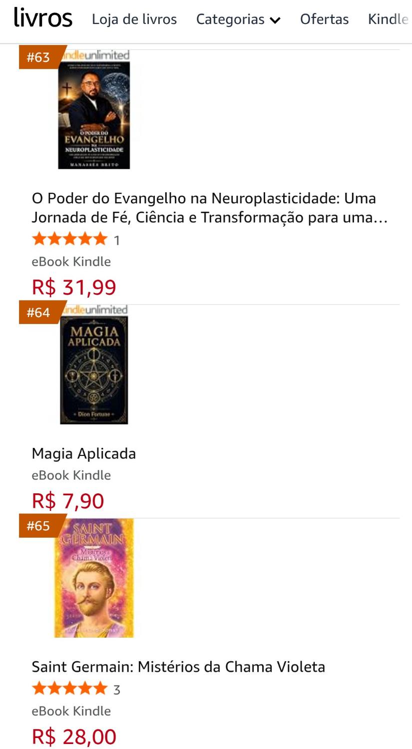 63º em Criação na Amazon Kindle